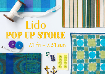 【スミス 渋谷ヒカリエシンクス】Lido POP UP STORE 開催のお知らせ