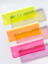 Clear Pen Case NEON
