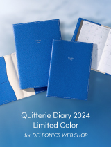 特集「Quitterie Diary 2024 Limited Color for DELFONICS WEB SHOP」