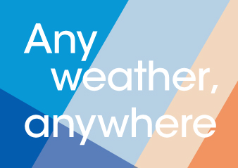 Any weather, anywhere フェア開催のお知らせ