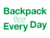 【大阪ギャラリー】Backpack for Every Day