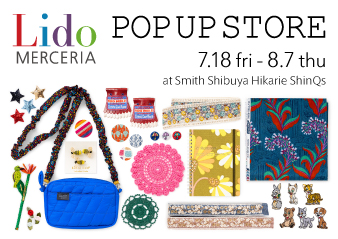 【スミス 渋谷ヒカリエシンクス】Lido POP UP STORE 開催のお知らせ