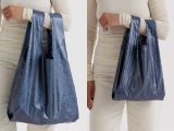 別注「BAGGU メタリック ブルーフレーク」